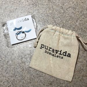 Silver Pura Vida Wave Ring